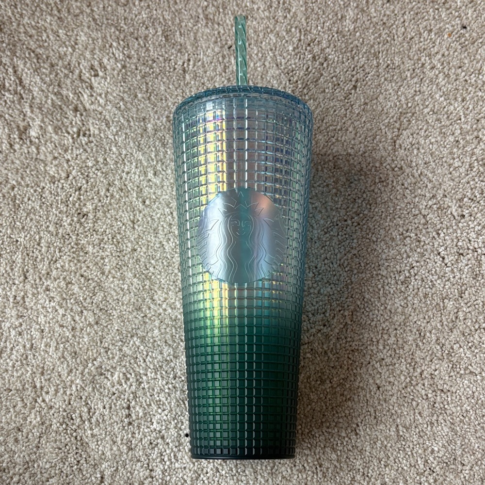 Starbucks Emerald Textured Tumbler with Straw